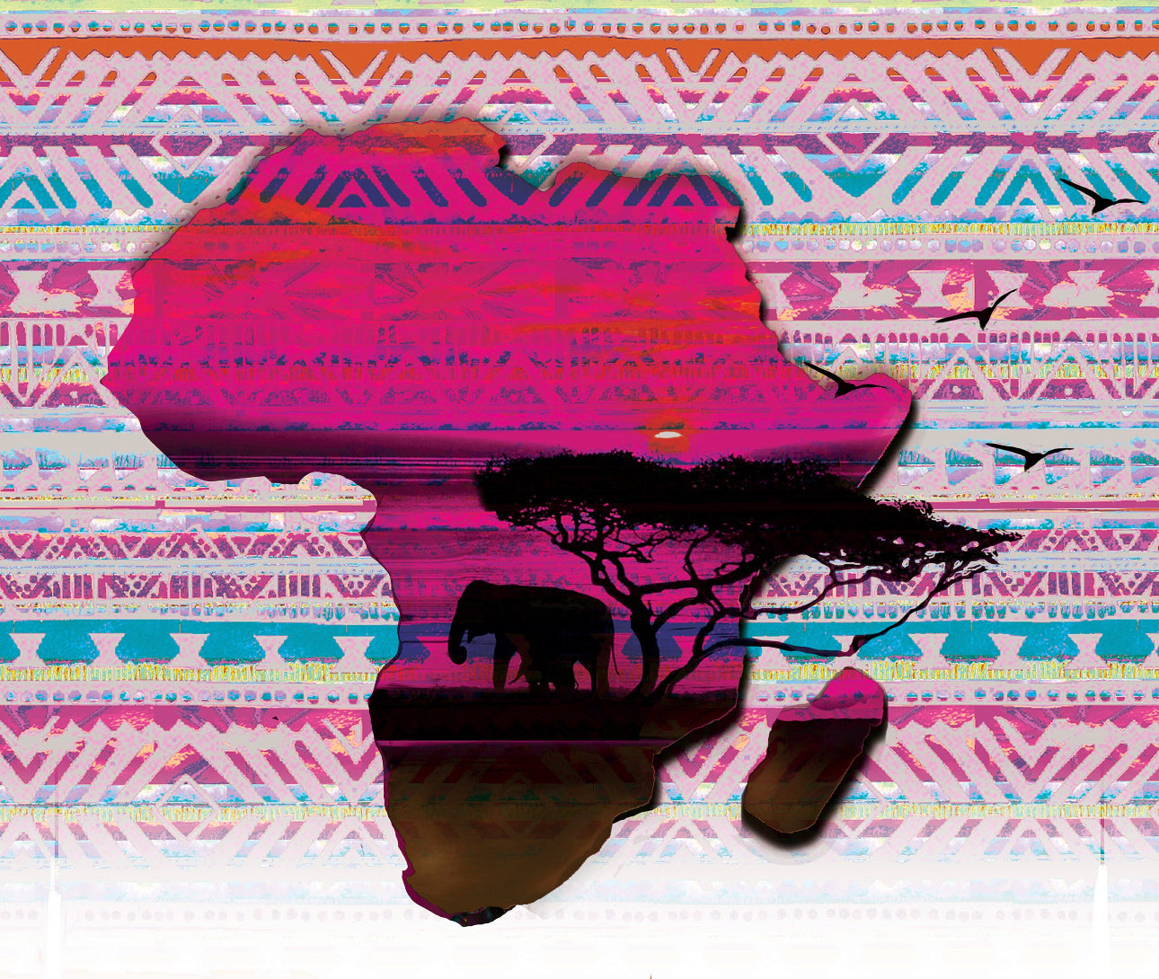 African ethnic tumbler