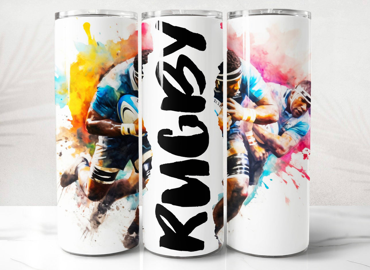 Rugby water bottle
