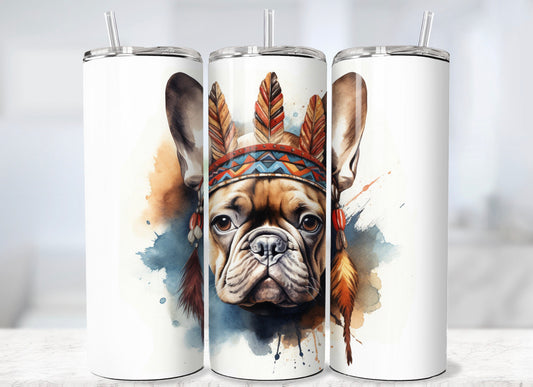 French bulldog tumbler