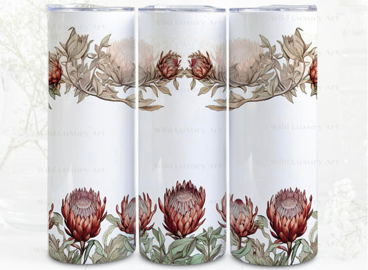 Protea flower tumbler