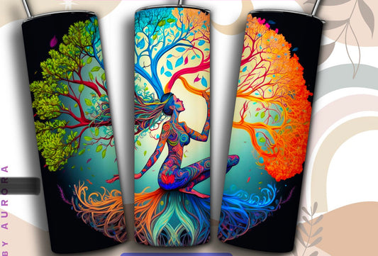 Tree of life, mother earth tumbler