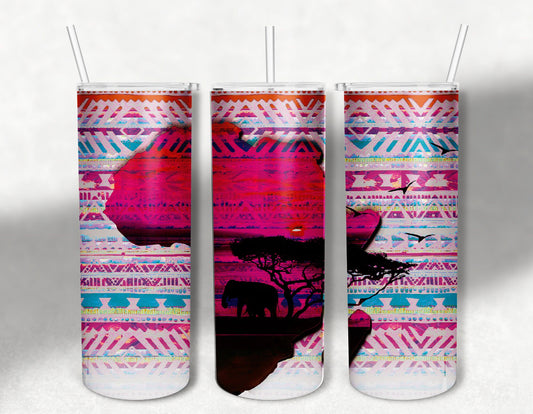 African ethnic tumbler
