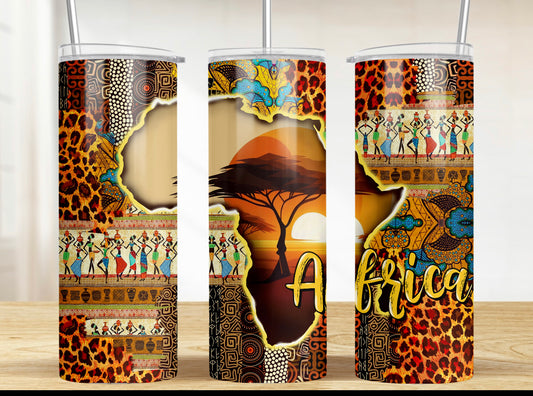 African ethnic tumbler